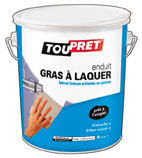 Enduit gras à laquer